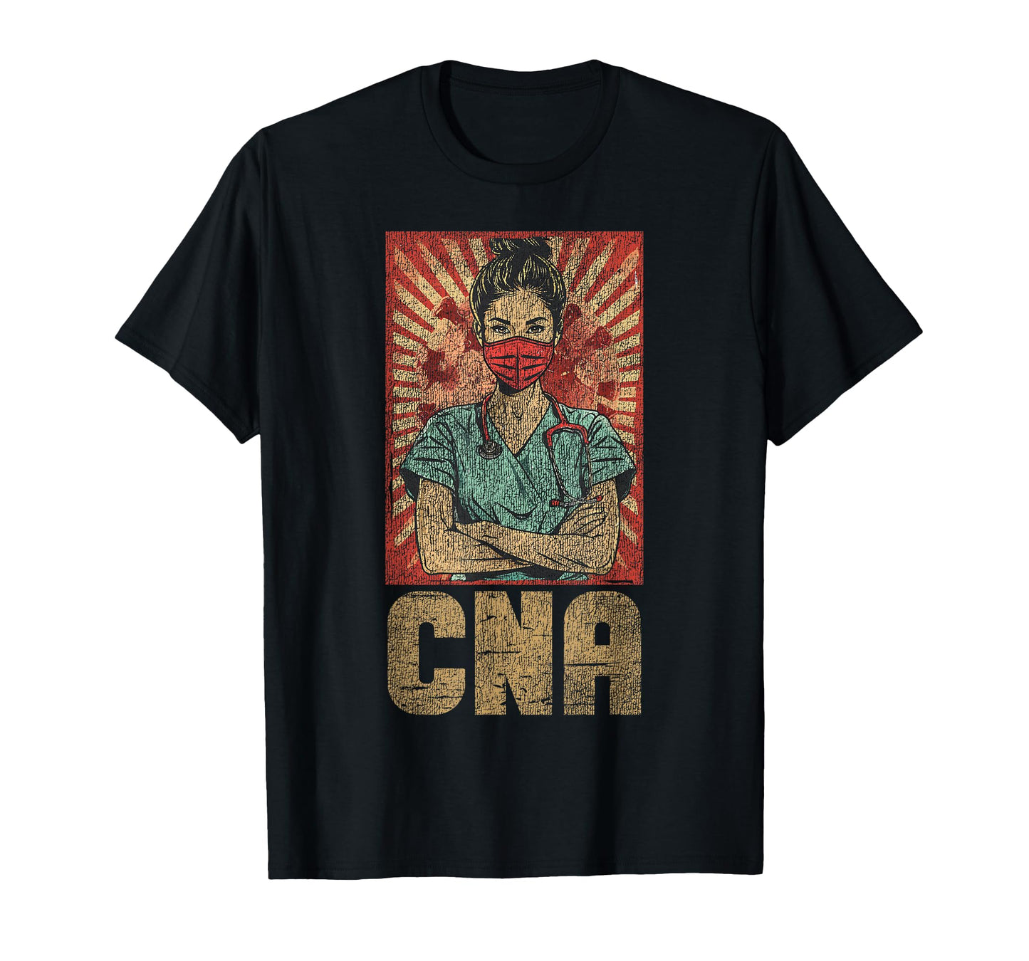 CNA Nurse Certified Nursing Assistant Retro Vintage Cna T-Shirt