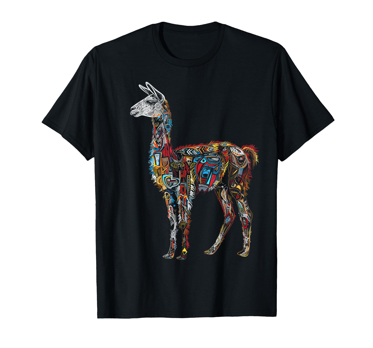 Alpaca Animal Art Graphic Motif Funny Llama T-Shirt