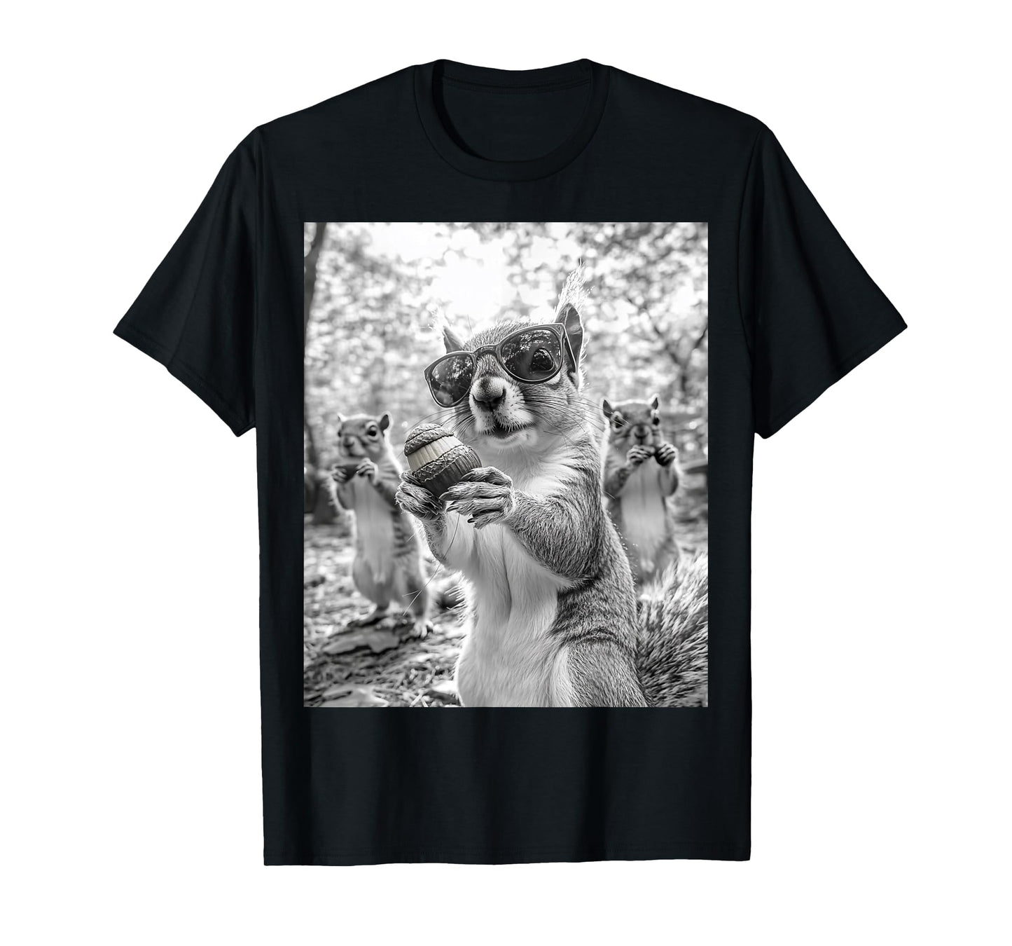 Cute Squirrel Selfie T-Shirt