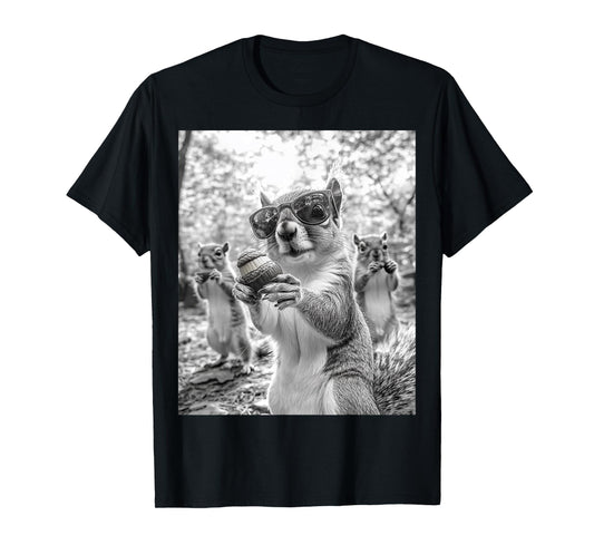 Cute Squirrel Selfie T-Shirt
