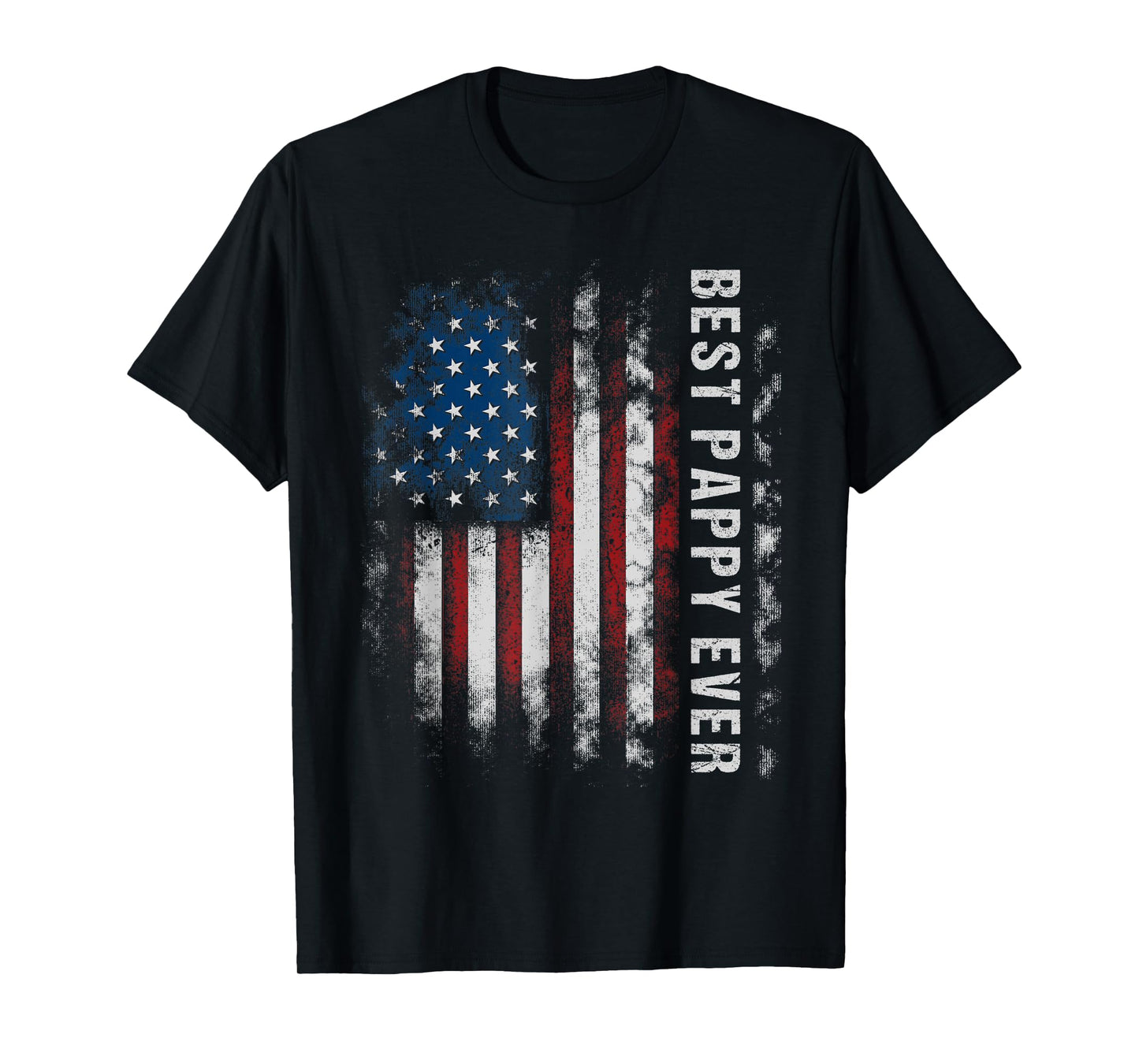 Pappy American Flag Father's Day For Pappy From Daughter Women Kids Men T-Shirt