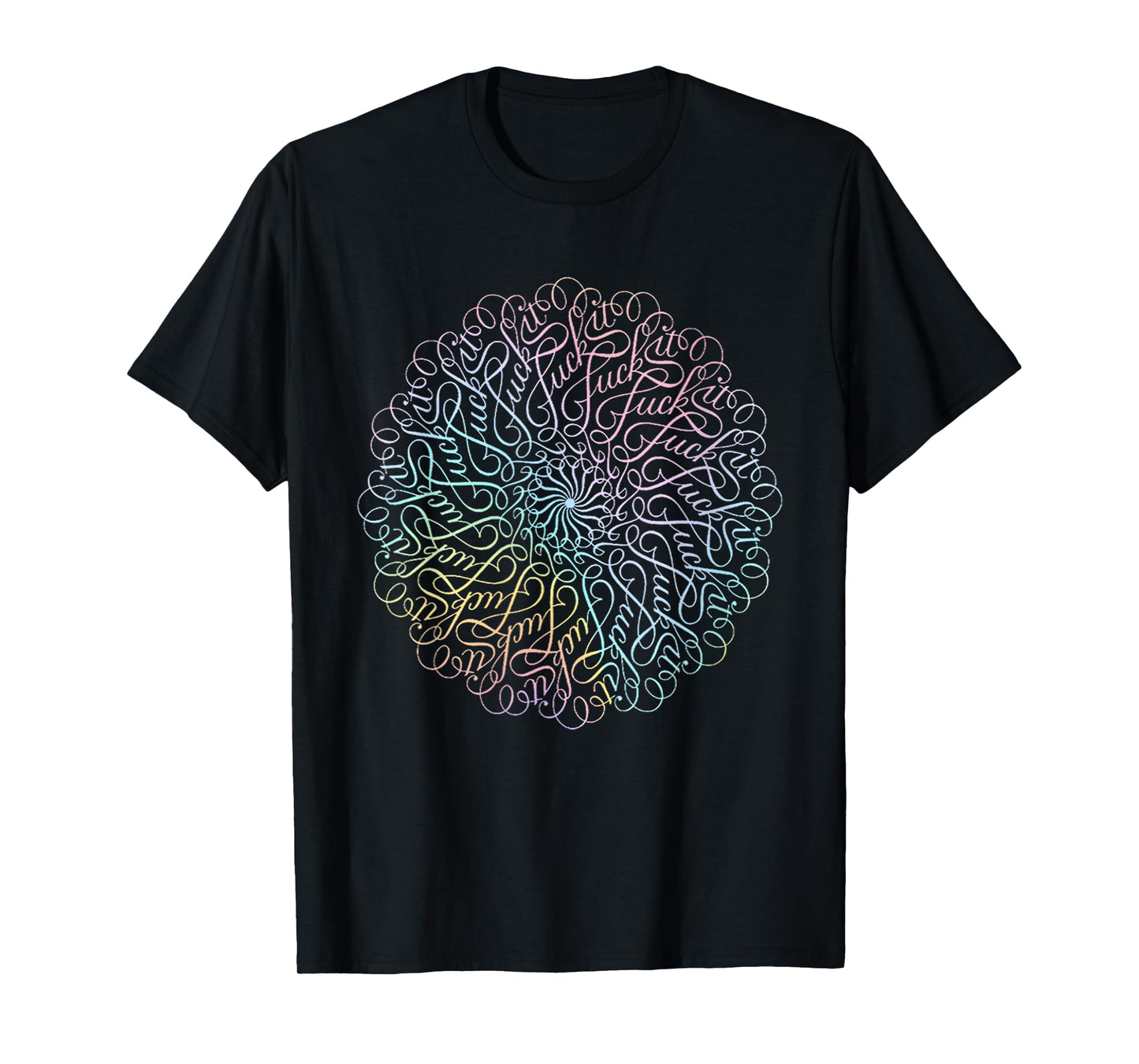 Curse Word Mandala Graphic Tees T-Shirt