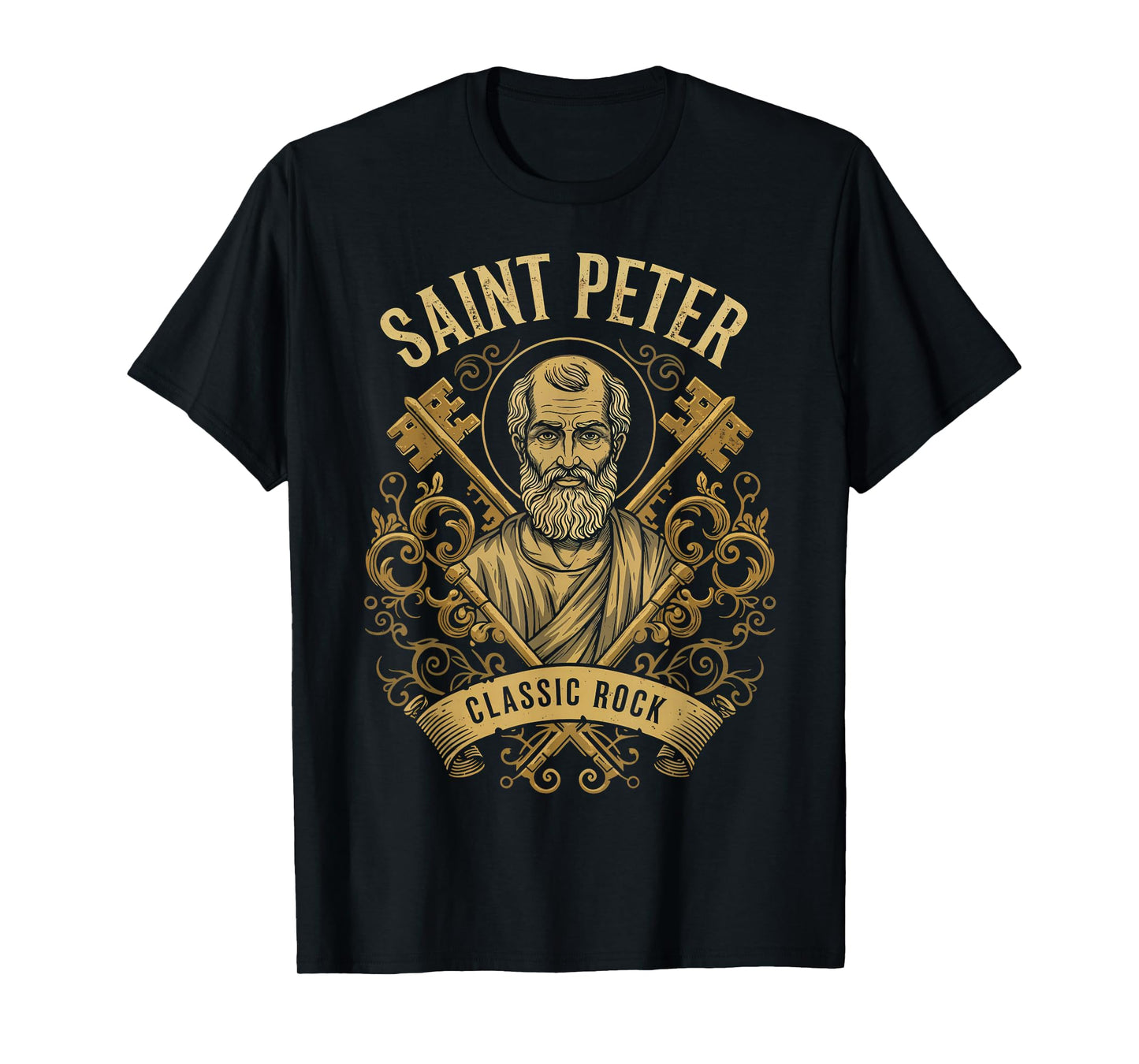 Saint Peter Classic Rock Pun St Peter Apostle Catholic T-Shirt