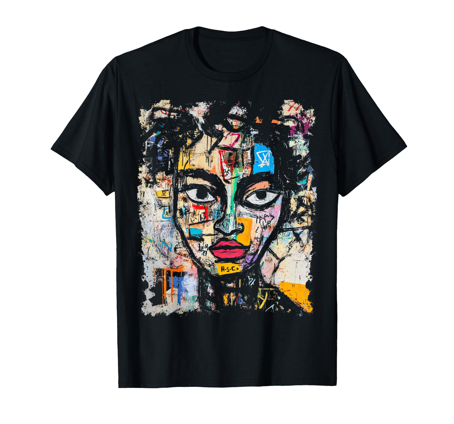 Pop Art Style Men's Women's 90s Abstract Graffiti T-Shirt