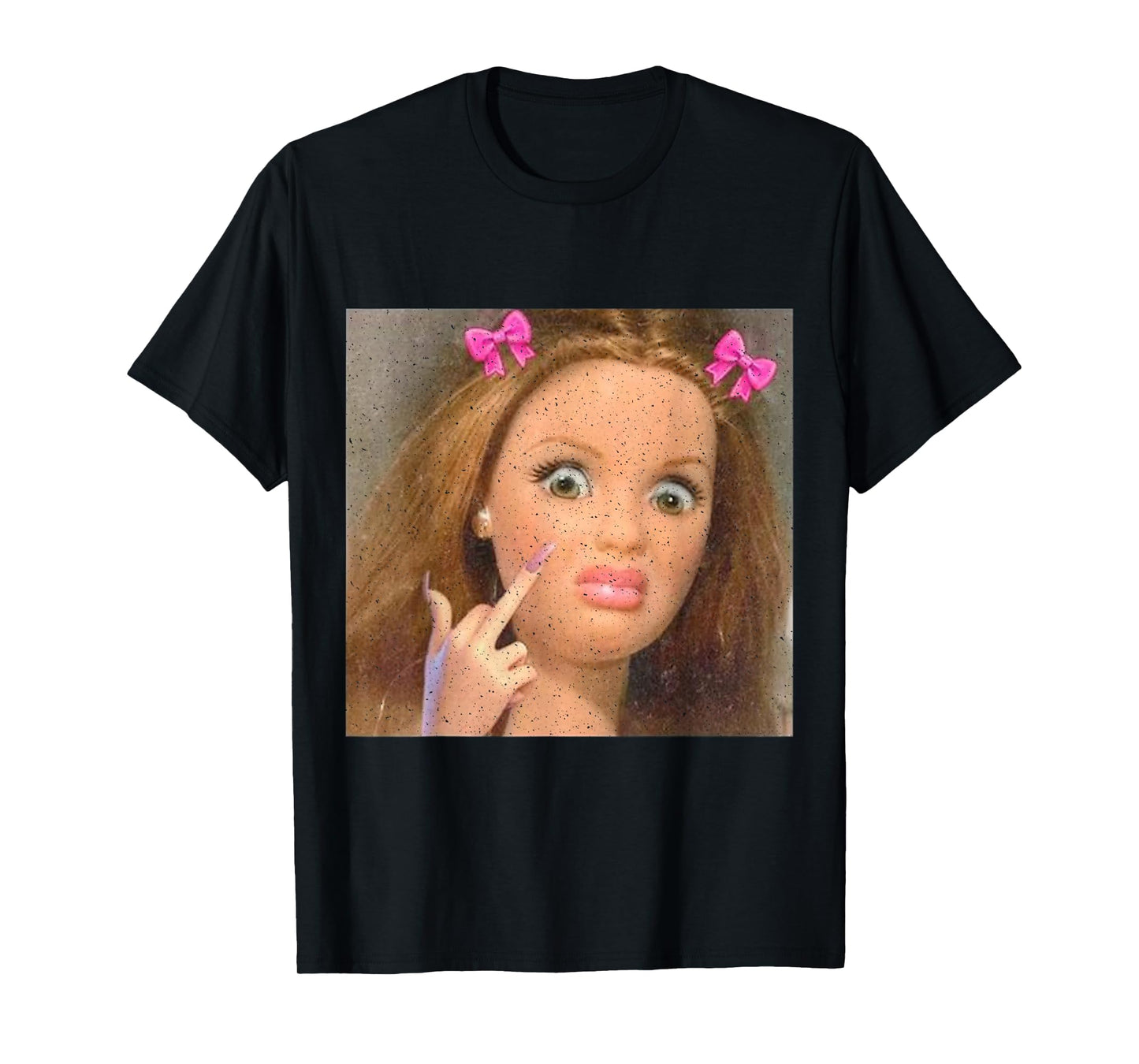 Funny Doll Face Meme T-Shirt