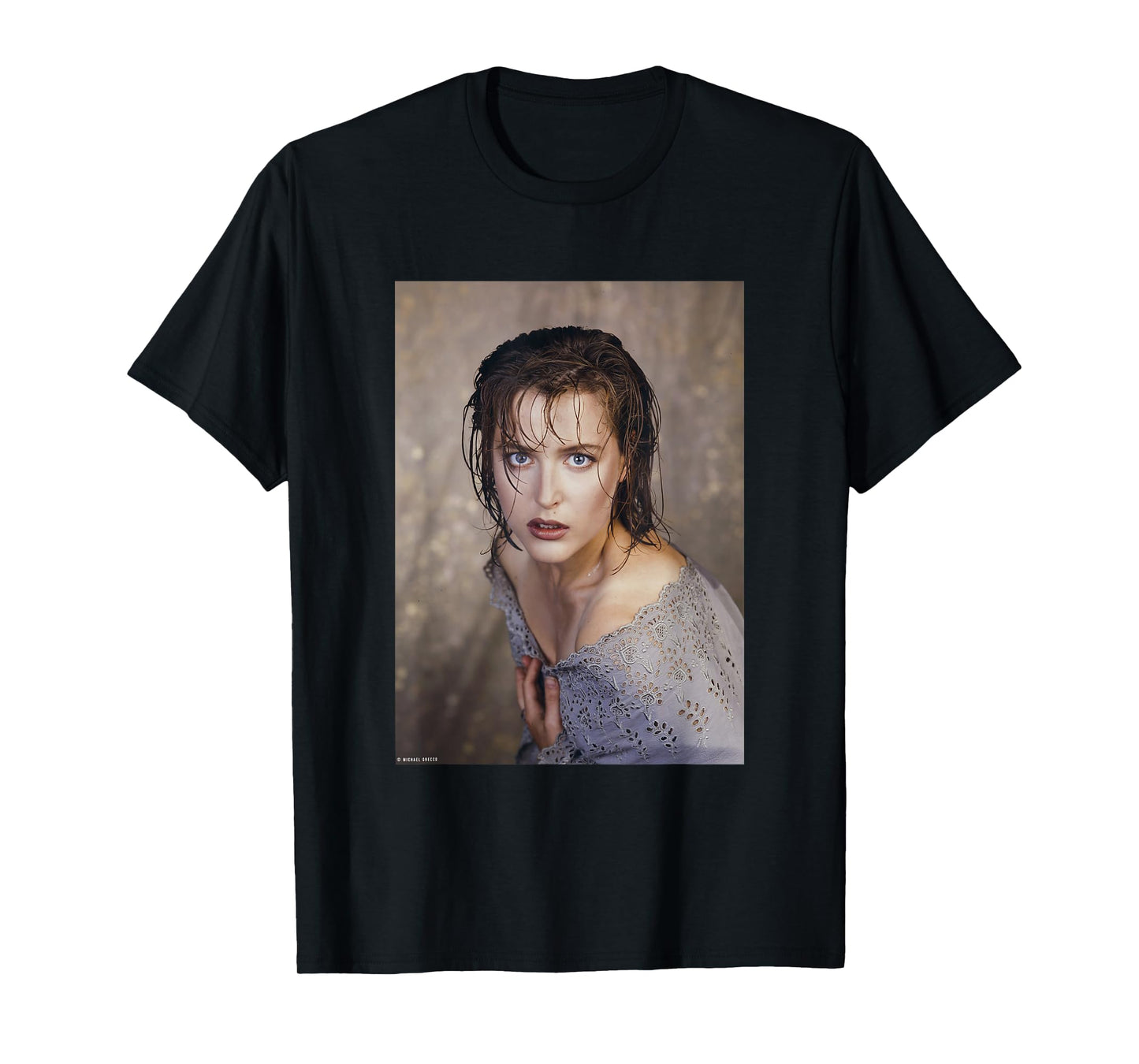 Gillian Anderson The X Files Dana Scully by Michael Grecco T-Shirt