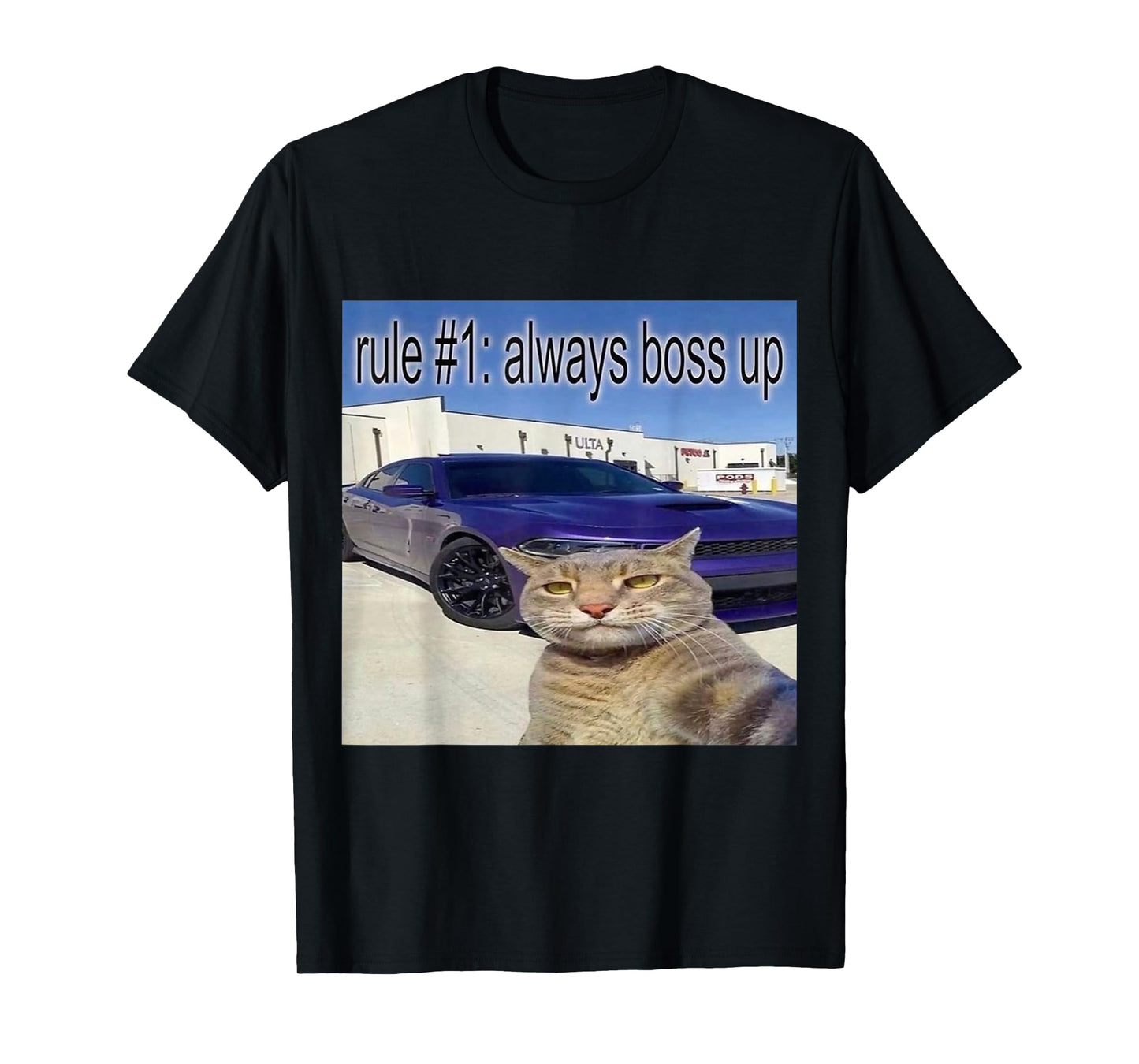 Funny Rule Number 1 Always Boss Up Meme T-Shirt