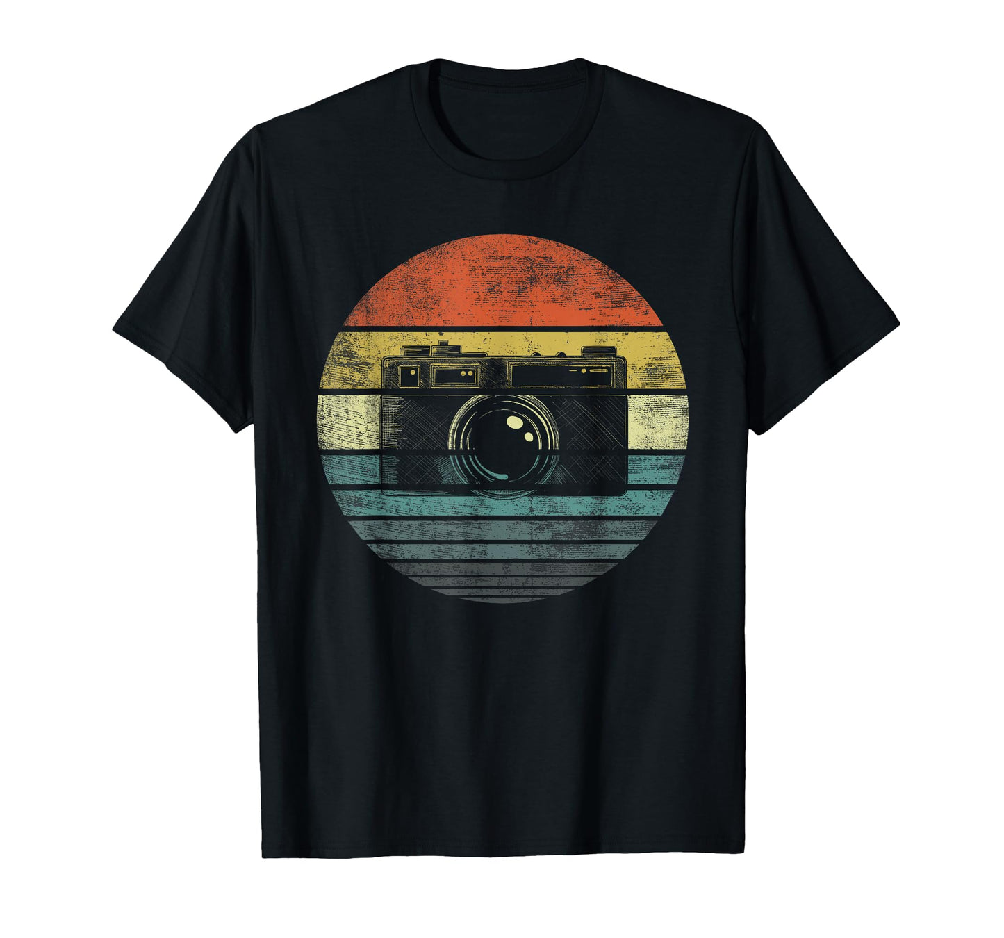 Retro Vintage Camera Photography Lover Photographer Gift T-Shirt Small