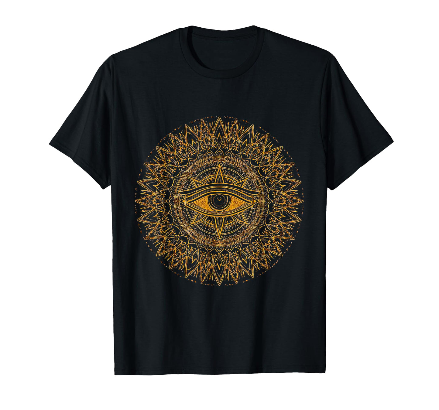 Sacred Geometry Egyptian Eye of Horus Art Kemetic T-Shirt