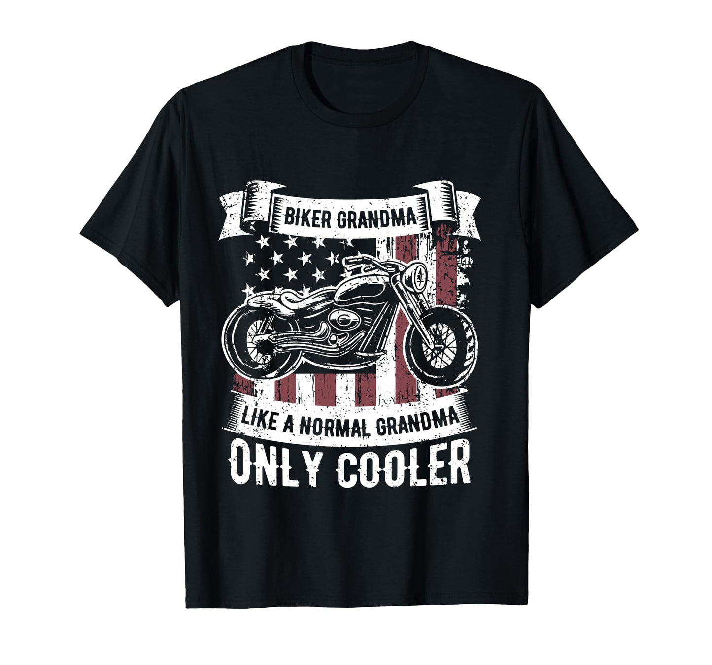 Biker Grandma Ride Motorcycles Motorcycle Lovers Rider Gift Long Sleeve T-Shirt