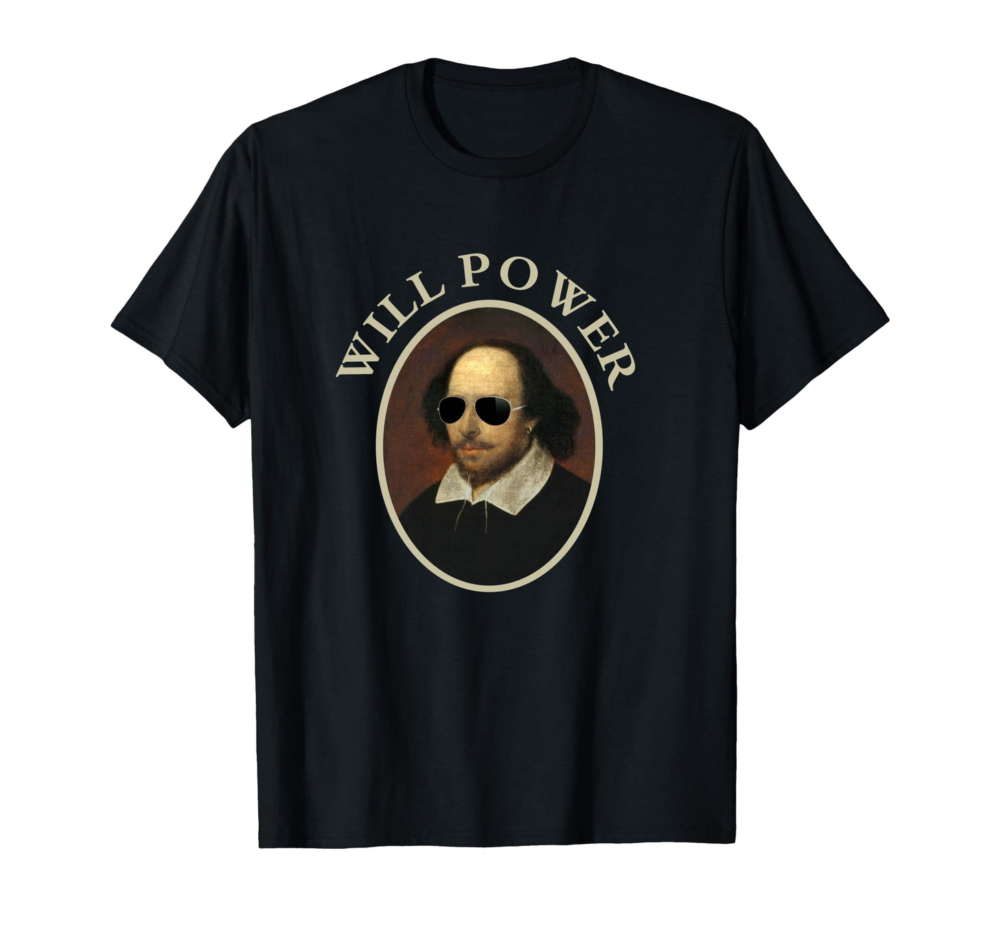 Classic William Shakespeare Will Power TShirt-Funny Quote Long Sleeve T-Shirt